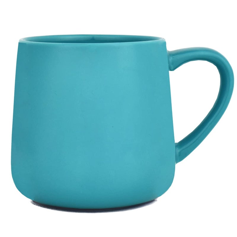 Bosmarlin Large Glossy Ceramic Coffee Mug, Tea Cup for Office and Home, 18 oz, Suitable for Dishwasher and Microwave, 1 Pack (Aquamarine) - Image 1